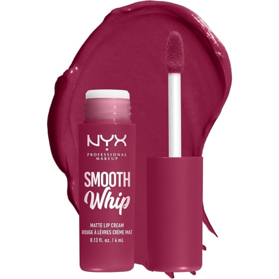 NYX Smooth Whip Matte Lip Cream FUZZY SLIPPERS WMLC08 lipstick plum0