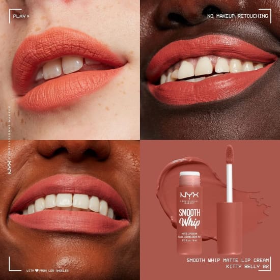 NYX Smooth Whip Matte Lip Cream KITTY BELLY WMLC02 lipstick1