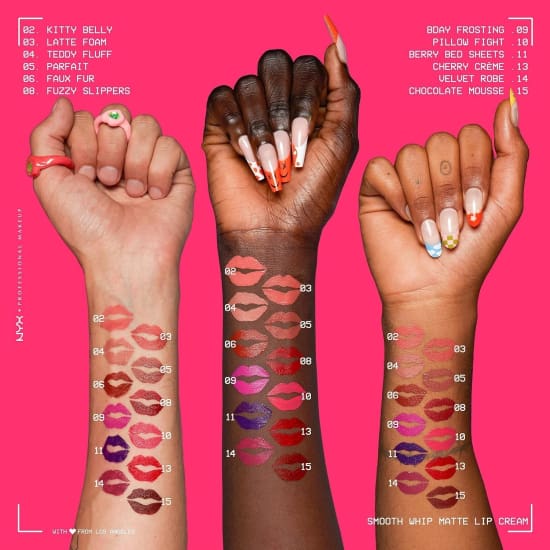 NYX Smooth Whip Matte Lip Cream PANCAKE STACKS WMLC01 lipstick nude3