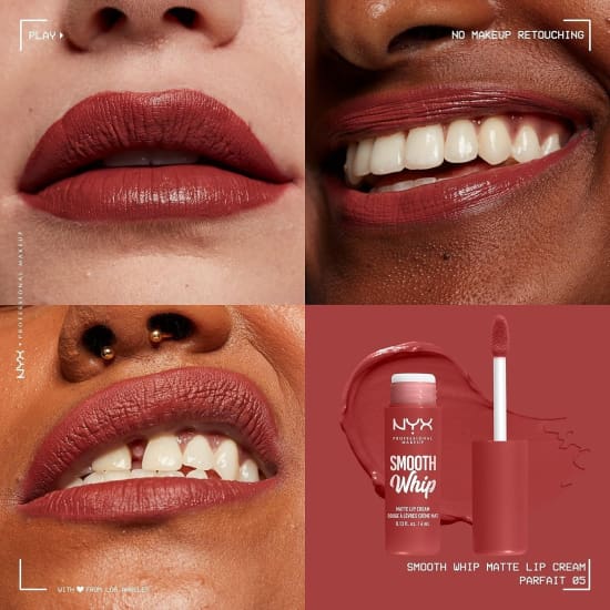 NYX Smooth Whip Matte Lip Cream PARFAIT WMLC05 lipstick1