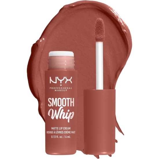 NYX Smooth Whip Matte Lip Cream TEDDY FLUFF WMLC04 lipstick brown0