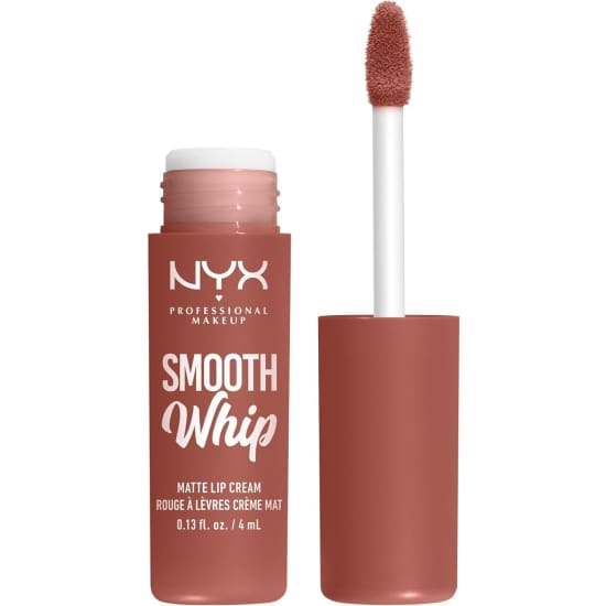NYX Smooth Whip Matte Lip Cream TEDDY FLUFF WMLC04 lipstick brown2