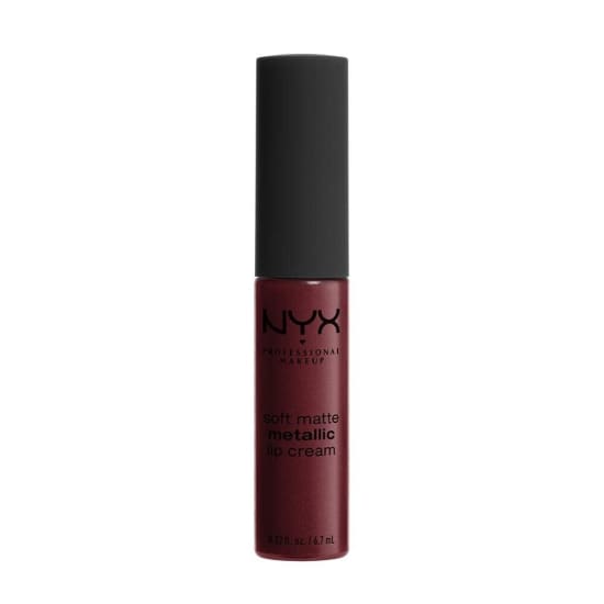 NYX Soft Matte Metallic Lip Cream BUDAPEST SMMLC04 lipstick - Health & Beauty:Makeup:Lips:Lip Plumper