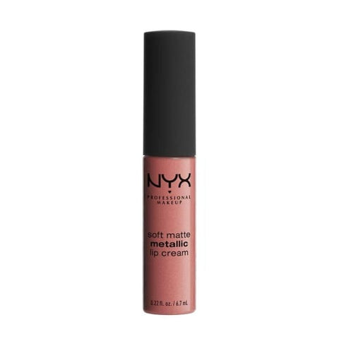 NYX Soft Matte Metallic Lip Cream CANNES SMMLC06 lipstick - Health & Beauty:Makeup:Lips:Lip Plumper