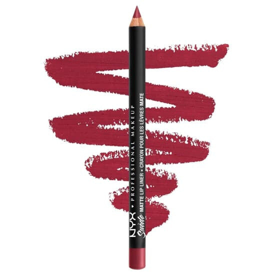 NYX Suede Matte Lip Liner Pencil CHOOSE YOUR COLOUR Lipliner - SMLL03 Cherry Skies - Health & Beauty:Makeup:Lips:Lip Liner