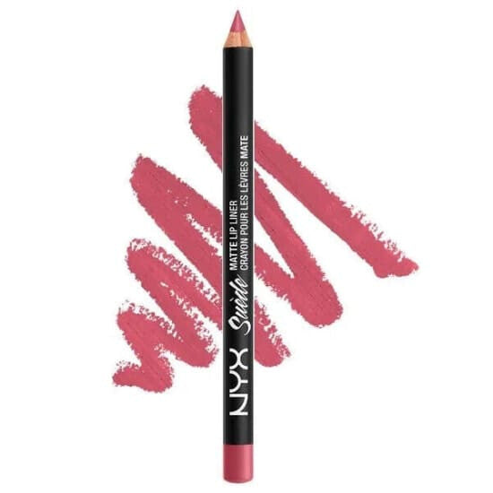 NYX Suede Matte Lip Liner Pencil CHOOSE YOUR COLOUR Lipliner - SMLL25 Whipped Caviar - Health & Beauty:Makeup:Lips:Lip Liner