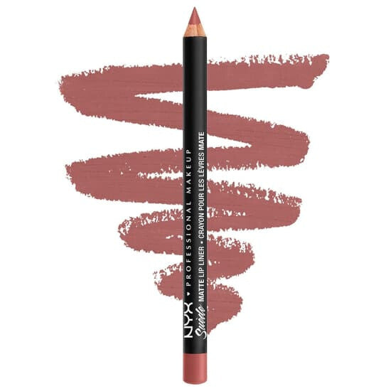 NYX Suede Matte Lip Liner Pencil CHOOSE YOUR COLOUR Lipliner - SMLL53 Brunch Me - Health & Beauty:Makeup:Lips:Lip Liner