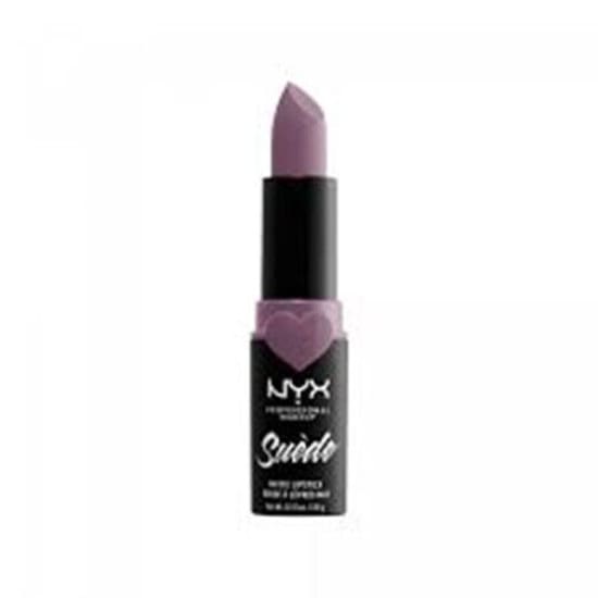 NYX Suede Matte Lipstick VIOLET SMOKE SDMLS15 - Health & Beauty:Makeup:Lips:Lip Plumper