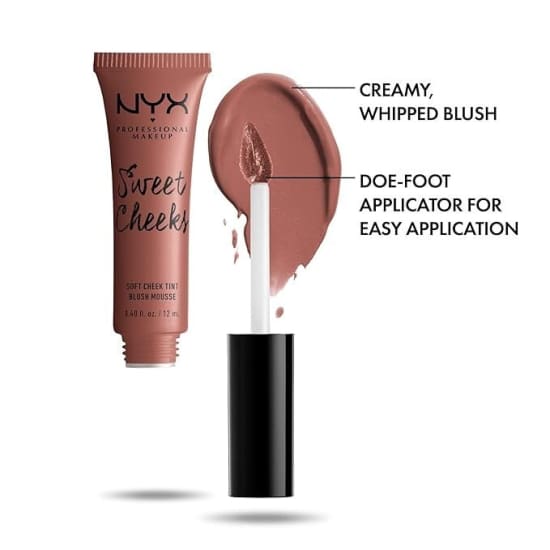 NYX Sweet Cheeks Soft Cheek Tint Liquid Blush NUDE'TUDE SCSCT01 nude beige1