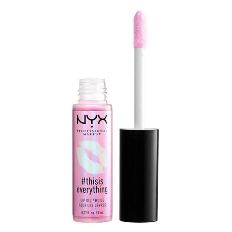 NYX This Is Everything Lip Oil SHEER BLUSH TIE005 - Health & Beauty:Makeup:Lips:Lip Plumper