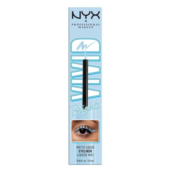 NYX Vivid Brights Matte Liquid Eyeliner BLUE THANG VBLL06 Eye Liner1
