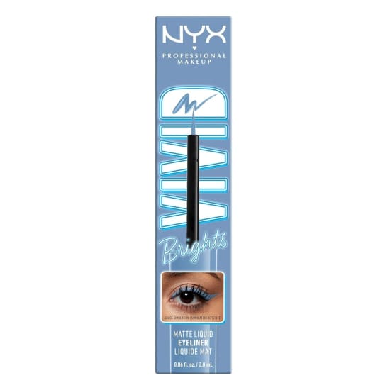 NYX Vivid Brights Matte Liquid Eyeliner COBALT CRUSH VBLL05 Eye Liner1