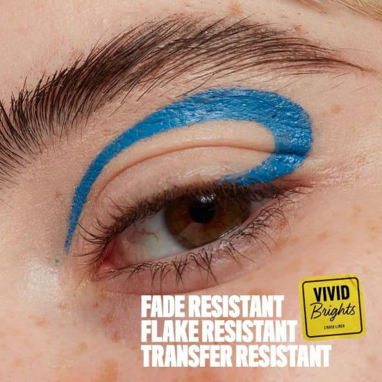 NYX Vivid Brights Matte Liquid Eyeliner COBALT CRUSH VBLL05 Eye Liner2