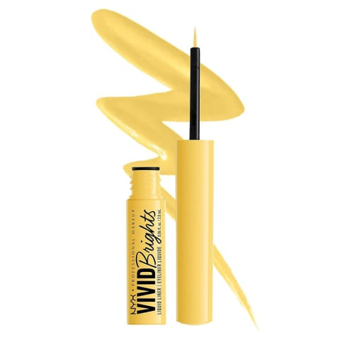 NYX Vivid Brights Matte Liquid Eyeliner HAD ME AT YELLOW VBLL03 Eye Liner0