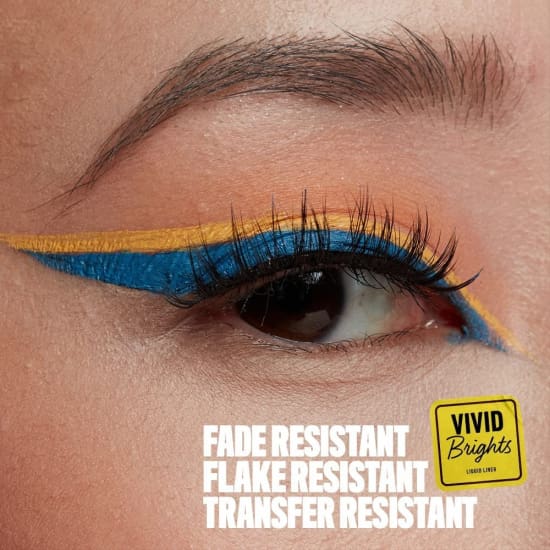 NYX Vivid Brights Matte Liquid Eyeliner HAD ME AT YELLOW VBLL03 Eye Liner2