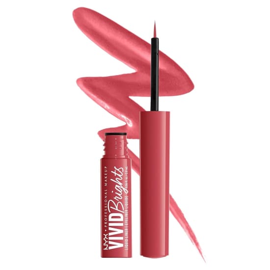 NYX Vivid Brights Matte Liquid Eyeliner ON RED VBLL04 Eye Liner0