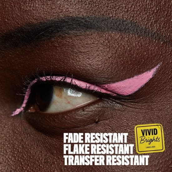 NYX Vivid Brights Matte Liquid Eyeliner SNEAKY PINK VBLL09 Eye Liner5
