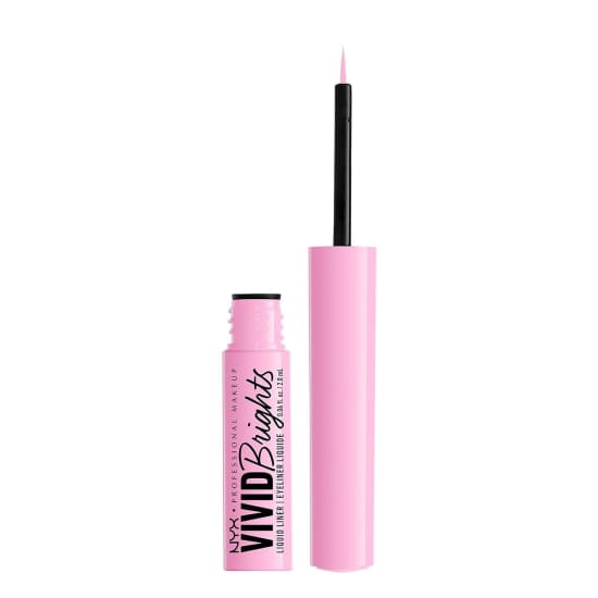 NYX Vivid Brights Matte Liquid Eyeliner SNEAKY PINK VBLL09 Eye Liner2