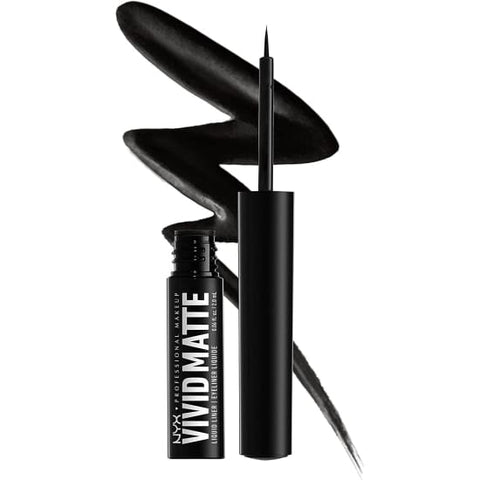 NYX Vivid Matte Liquid Eyeliner BLACK VMLL01 Eye Liner NEW IN BOX0