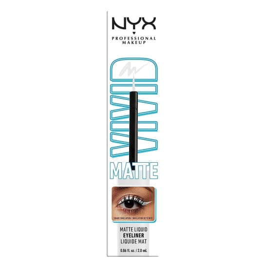 NYX Vivid Matte Liquid Eyeliner WHITE VMLL02 Eye Liner - Health & Beauty:Makeup:Eyes:Eyeliner