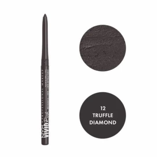 NYX Vivid Rich Mechanical Eye Liner TRUFFLE DIAMOND VRML12 Eyeliner pewter grey0