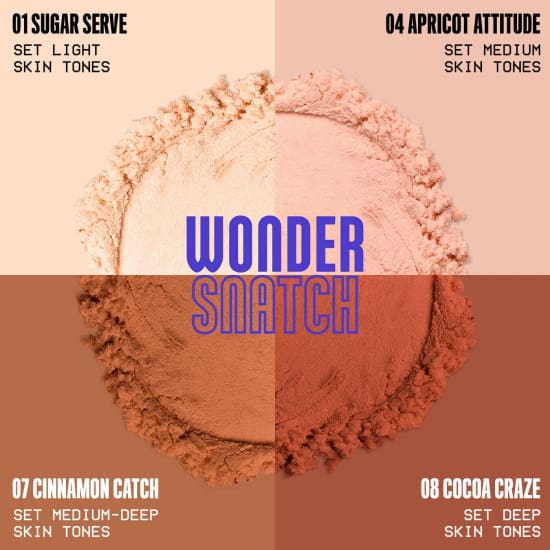 NYX Wonder Snatch Loose Setting Powder APRICOT ATTITUDE WSP04 translucent medium2