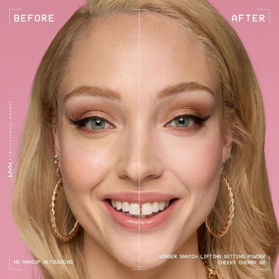 NYX Wonder Snatch Loose Setting Powder CHEEKY CHERRY WSP02 pink1