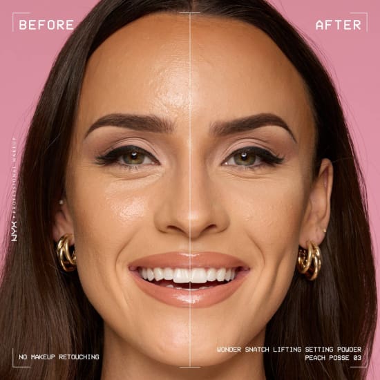 NYX Wonder Snatch Loose Setting Powder PEACH POSSE WSP03 brightening peach1