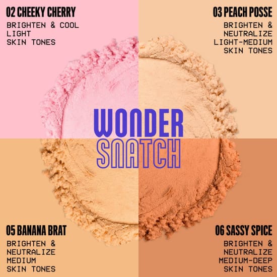 NYX Wonder Snatch Loose Setting Powder PEACH POSSE WSP03 brightening peach3