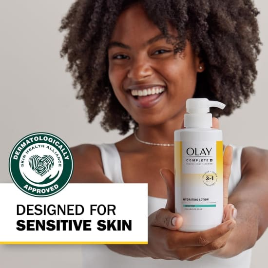 OLAY Complete Hydrating Lotion Moisturiser 300mL Sensitive skin5