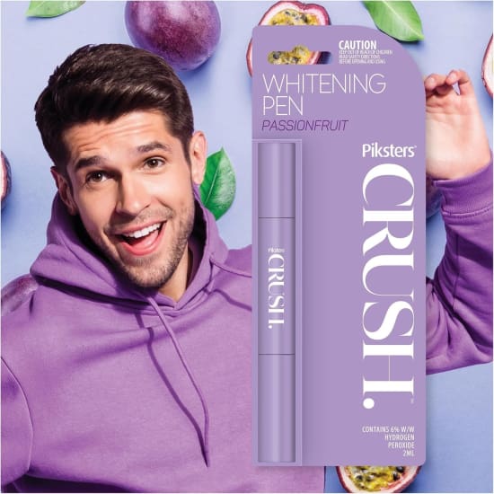 PIKSTERS Crush PASSIONFRUIT Flavor Whitening Pen NEW teeth whitener4