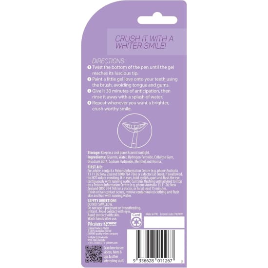 PIKSTERS Crush PASSIONFRUIT Flavor Whitening Pen NEW teeth whitener3