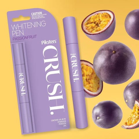 PIKSTERS Crush PASSIONFRUIT Flavor Whitening Pen NEW teeth whitener0