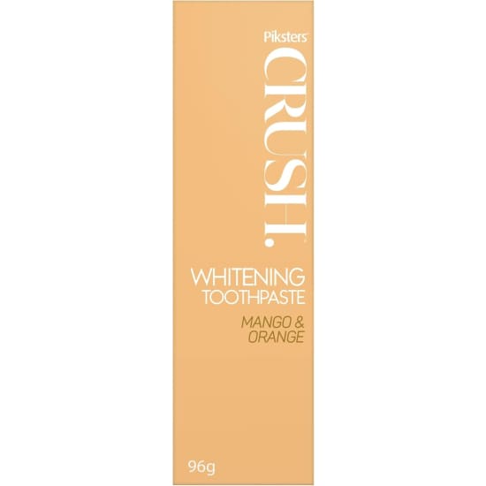 PIKSTERS Crush Whitening Toothpaste MANGO & ORANGE flavor NEW teeth whitener 96g2
