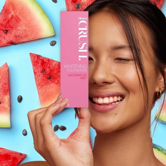 PIKSTERS Crush Whitening Toothpaste WATERMELON MINT flavor teeth whitener5