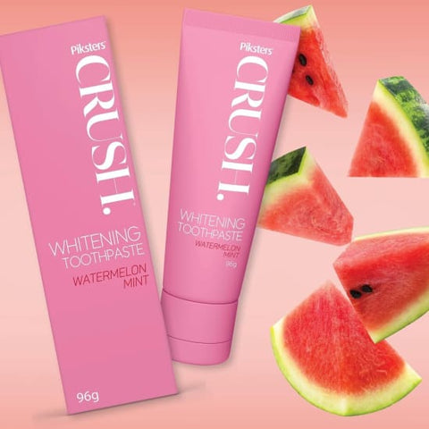 PIKSTERS Crush Whitening Toothpaste WATERMELON MINT flavor teeth whitener0
