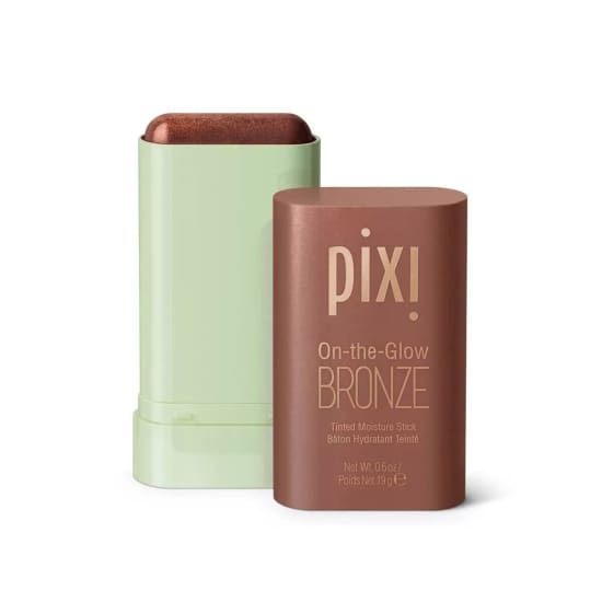 PIXI On The Glow BRONZER BEACH GLOW tinted moisture stick lips cheeks - Health & Beauty:Makeup:Face:Bronzer Contour & Highlighter