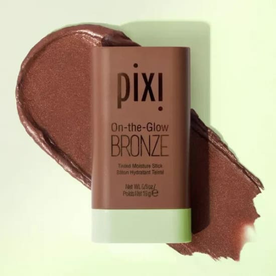 PIXI On The Glow BRONZER BEACH GLOW tinted moisture stick lips cheeks - Health & Beauty:Makeup:Face:Bronzer Contour & Highlighter