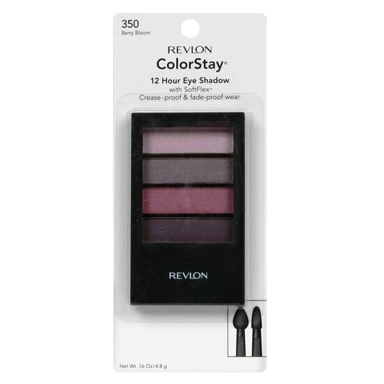 REVLON ColorStay 12 Hour Eyeshadow Quad BERRY BLOOM 350 eye shadow - Health & Beauty:Makeup:Eyes:Eye