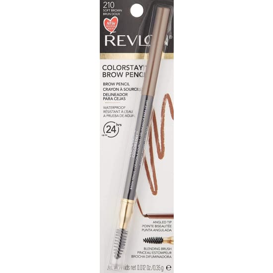 Revlon Colorstay Brow Pencil SOFT BROWN 210 waterproof0