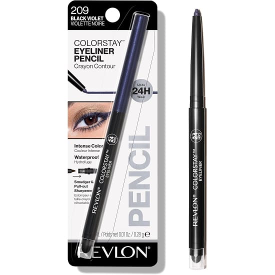 REVLON Colorstay Eyeliner BLACK VIOLET 209 eye liner Crayon retractable NEW0