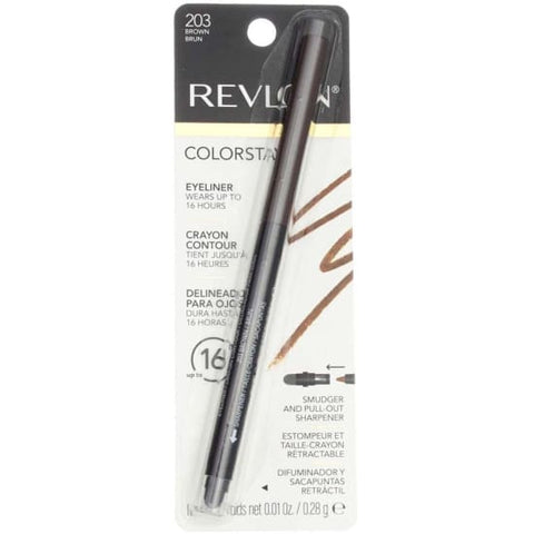 REVLON Colorstay Eyeliner BROWN 203 eye liner Crayon retractable twist up - Health & Beauty:Makeup:Eyes:Eyeliner