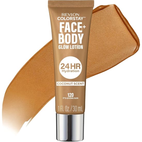 REVLON Colorstay Face + Body Glow Lotion IT'S GIVING SUN 1200