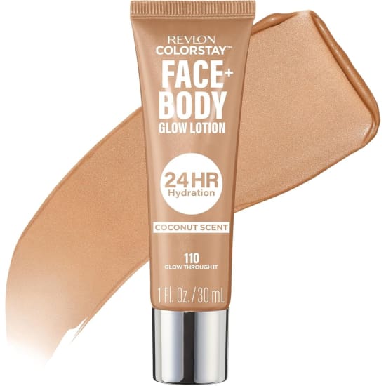 REVLON Colorstay Face + Body Glow Lotion GLOW THROUGH IT 1100