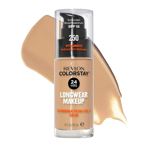 REVLON ColorStay Foundation FRESH BEIGE 250 Combination Oily Skin 30mL Pump0