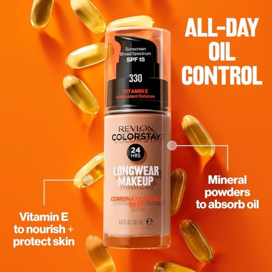 REVLON ColorStay Foundation FRESH BEIGE 250 Combination Oily Skin 30mL Pump5