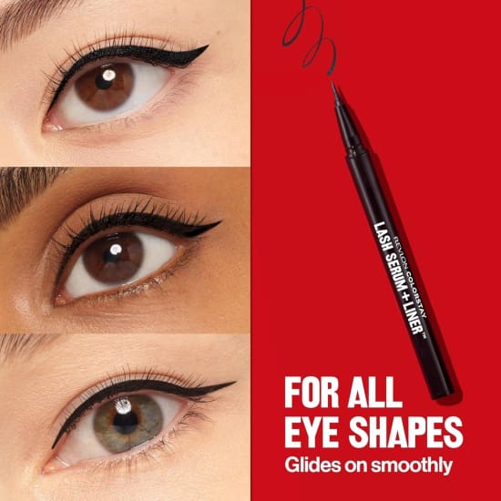 REVLON Colorstay Lash Serum + Liquid Eyeliner BLACKEST BLACK 001 eye liner5