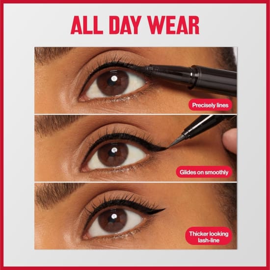REVLON Colorstay Lash Serum + Liquid Eyeliner BLACKEST BLACK 001 eye liner8