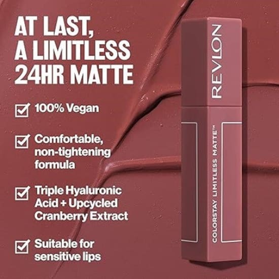 REVLON ColorStay Limitless Matte Liquid Lipcolor Lipstick REAL DEAL 0132
