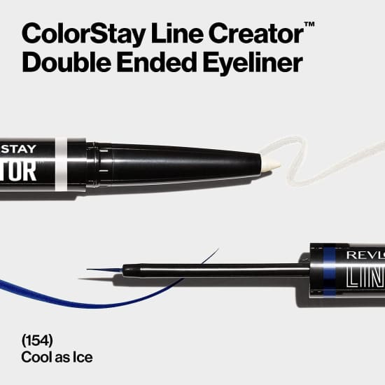 REVLON Colorstay Line Creator Double Ended Eyeliner COOL AS ICE 154 eye liner - Health & Beauty:Makeup:Eyes:Eyeliner